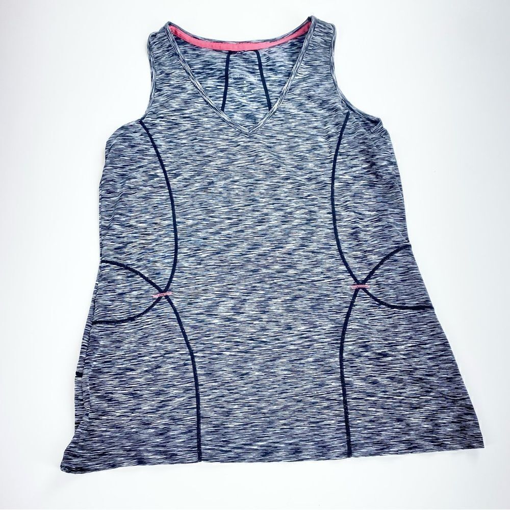 Athleta heathered workout running tank M